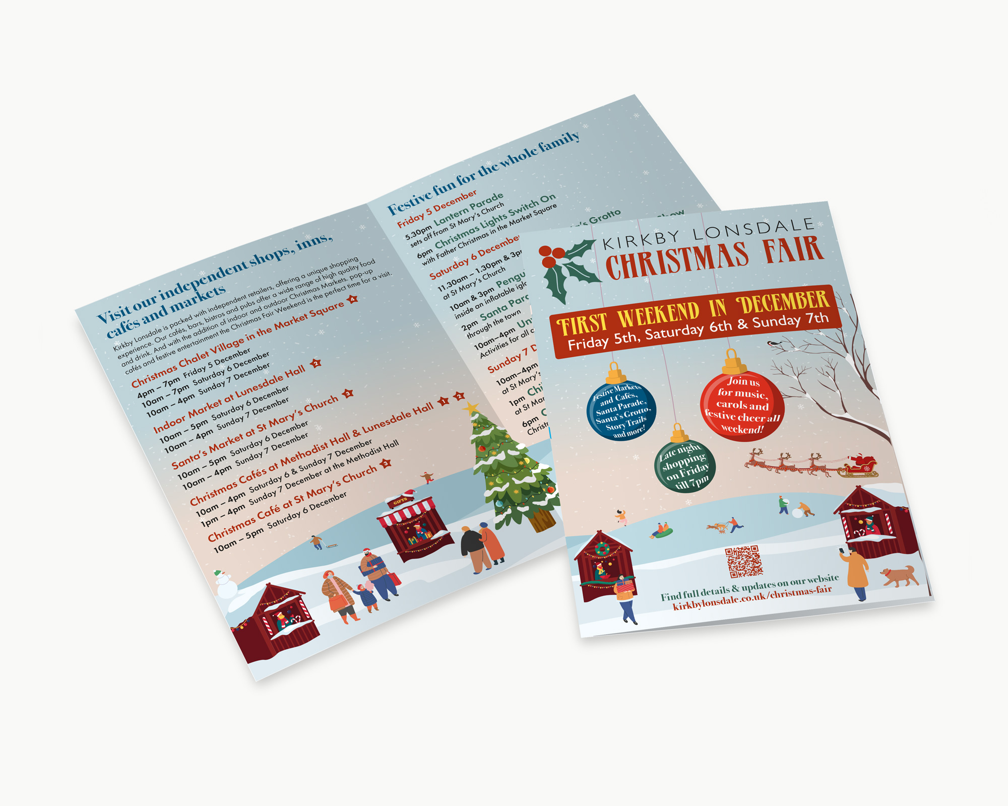 Christmas Fair Flyer Graphic Design