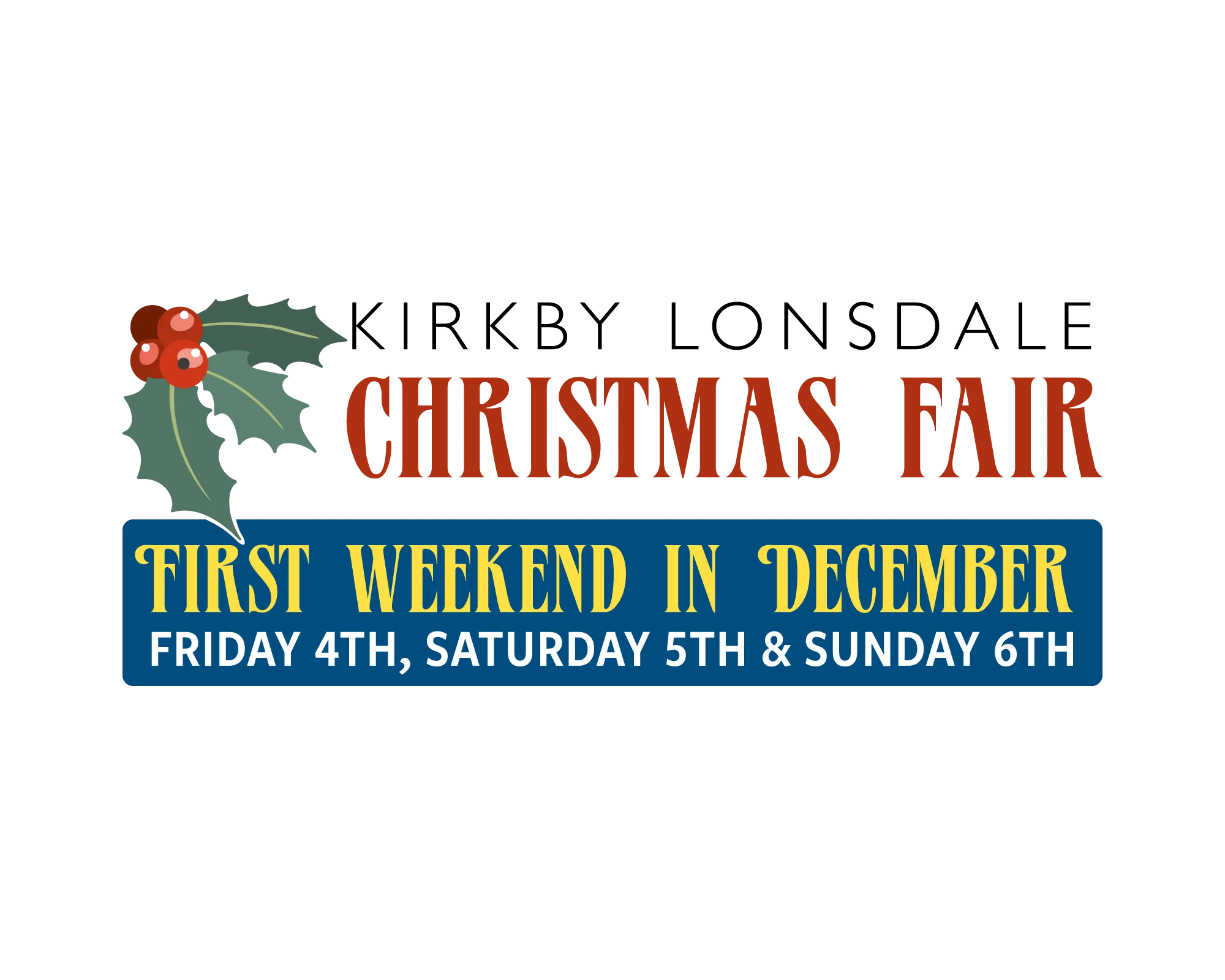 Kirkby Lonsdale Christmas Fair 2026 Branding